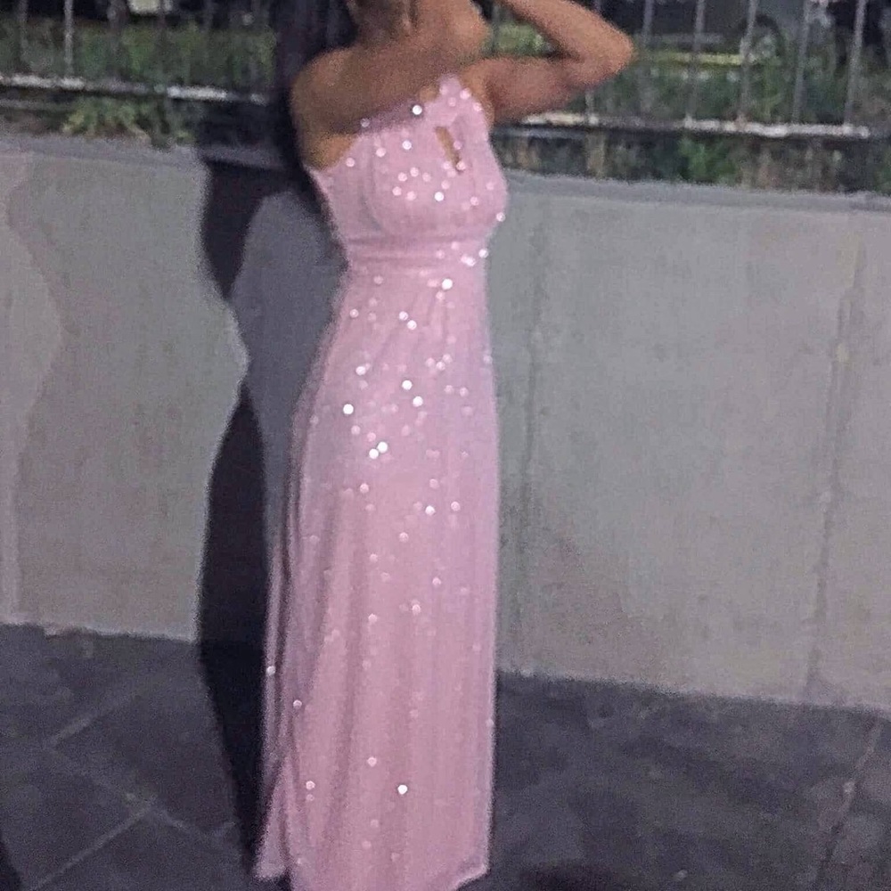Formal baby pink dress